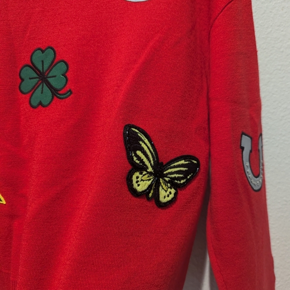 Alice + Olivia Gleeson Patchy Wool Sweater - Picture 3 of 11